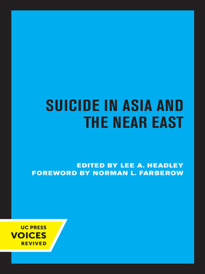 cover image of Suicide in Asia and the Near East